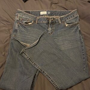 Aeropostale Women's Skinny Jeans in Dark Blue